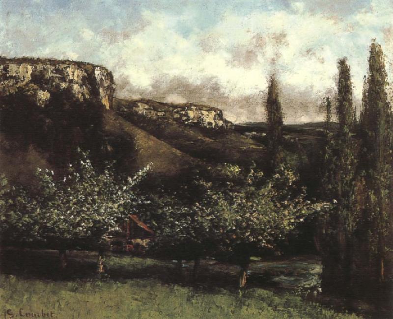 Gustave Courbet Garden Spain oil painting art